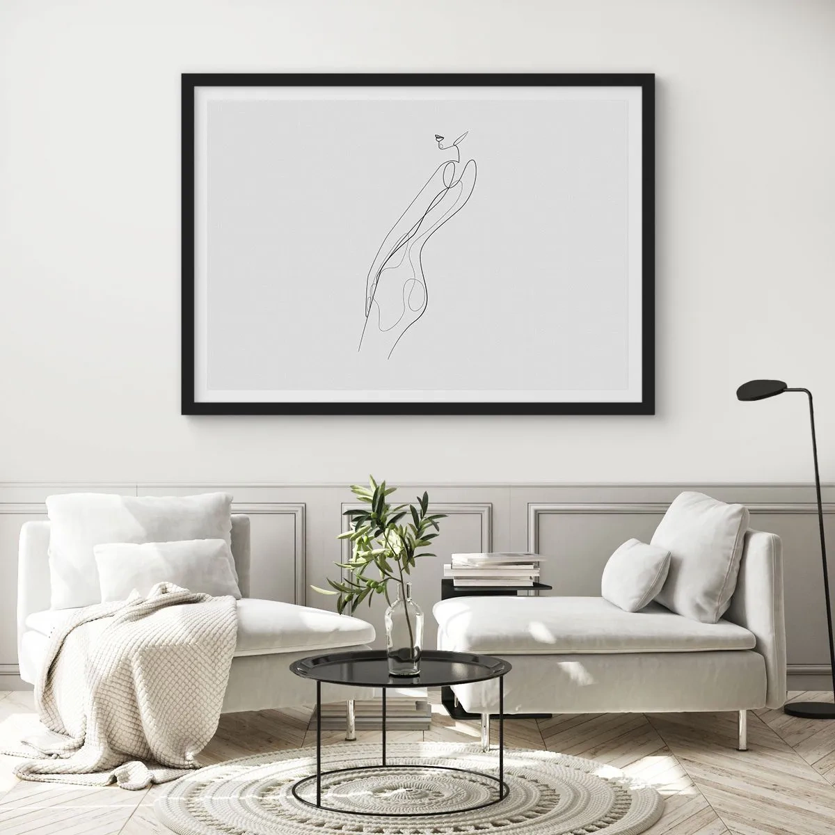 Poster in cornice nera - Appena una promessa - 91x61 cm