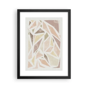 Poster in cornice nera - Composizione da vetrata - 30x40 cm