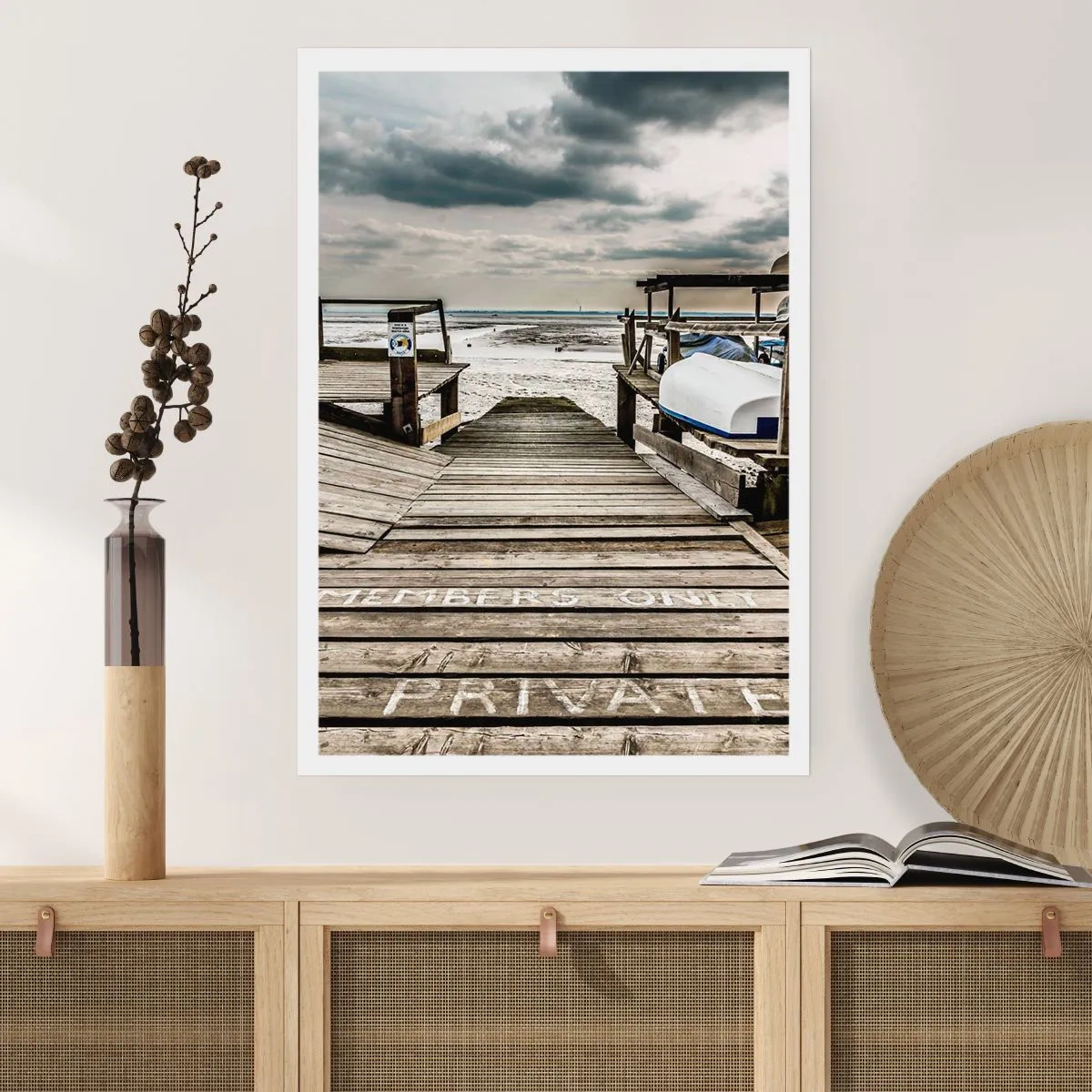 Poster - La spiaggia del nord - 70x100 cm