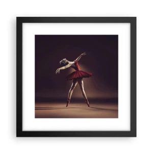 Poster in cornice nera - Prima ballerina - 30x30 cm