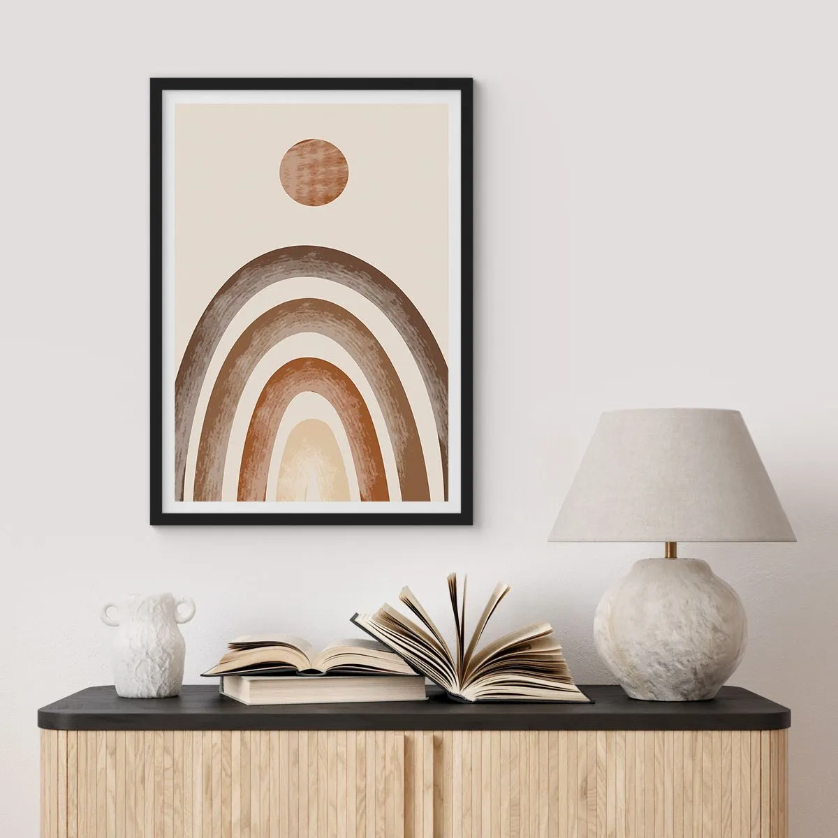 Poster in cornice nera - In una galassia lontana - 40x50 cm