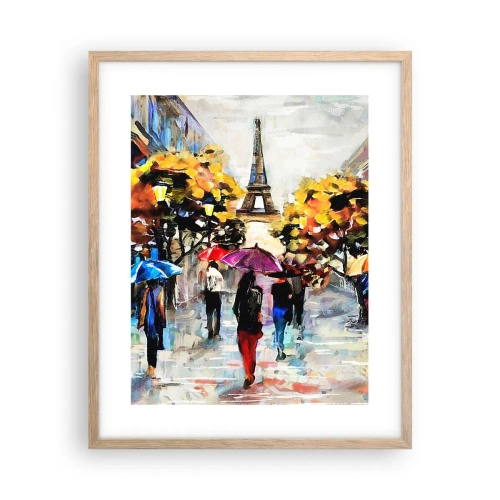 Poster in cornice rovere chiaro - Bella soprattutto d'autunno - 40x50 cm