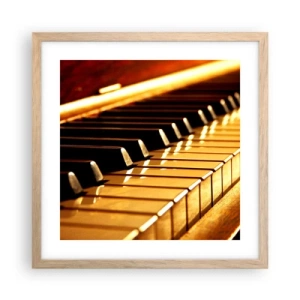 Poster in cornice rovere chiaro - Possibilità illimitate - 40x40 cm