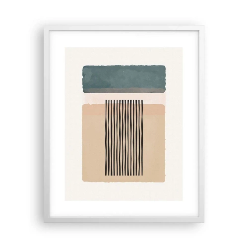 Poster in cornice bianca - Tutto a posto - 40x50 cm