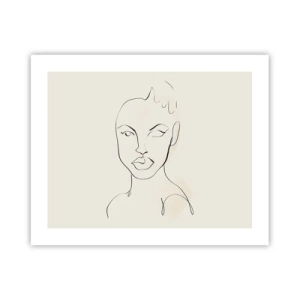 Poster - Profilo di sensualità - 50x40 cm