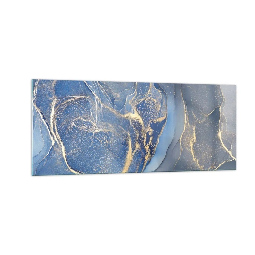 Quadro su vetro - Polvere d'oro - 100x40 cm