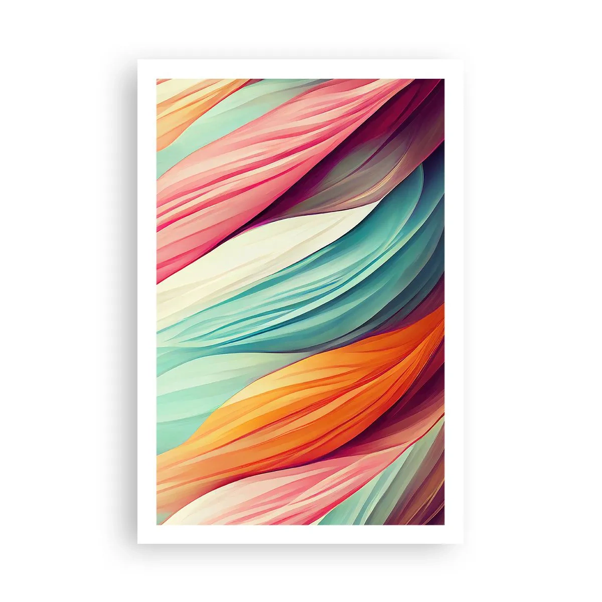 Poster - Intreccio arcobaleno - 61x91 cm