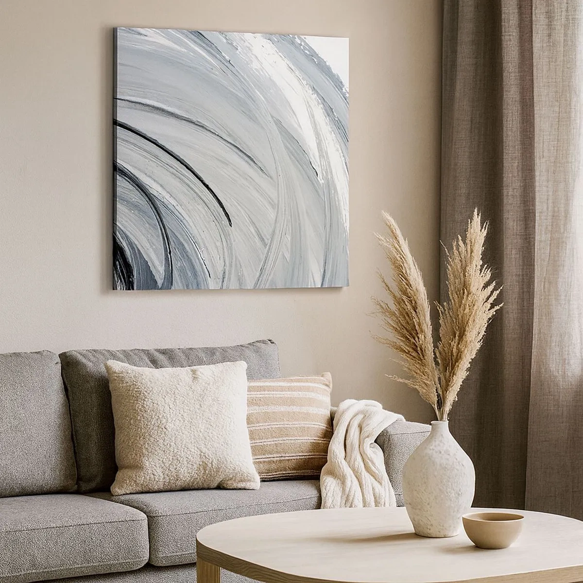 Quadro su tela - Stampe su Tela - Composizione orbitale - 30x30 cm