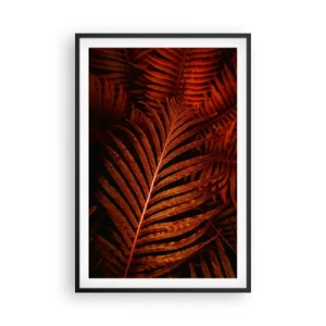 Poster in cornice nera - Il calore della vita - 61x91 cm