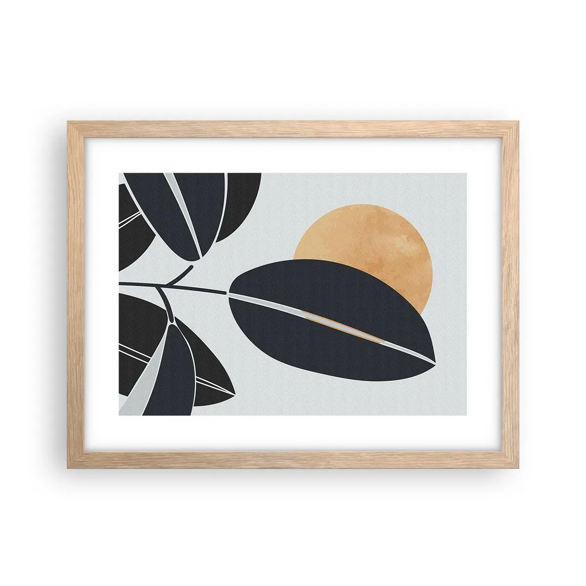 Poster in cornice rovere chiaro - Un giorno rovente d'estate - 40x30 cm