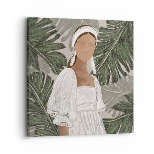 Quadro su tela - Stampe su Tela - Ritratto esotico - 30x30 cm