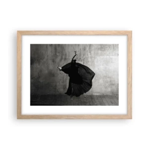 Poster in cornice rovere chiaro - Fasce piene di passione - 40x30 cm