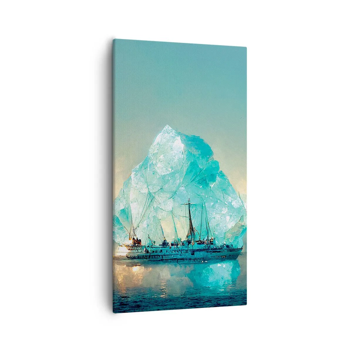 Quadro su tela - Stampe su Tela - Brillante artico - 55x100 cm