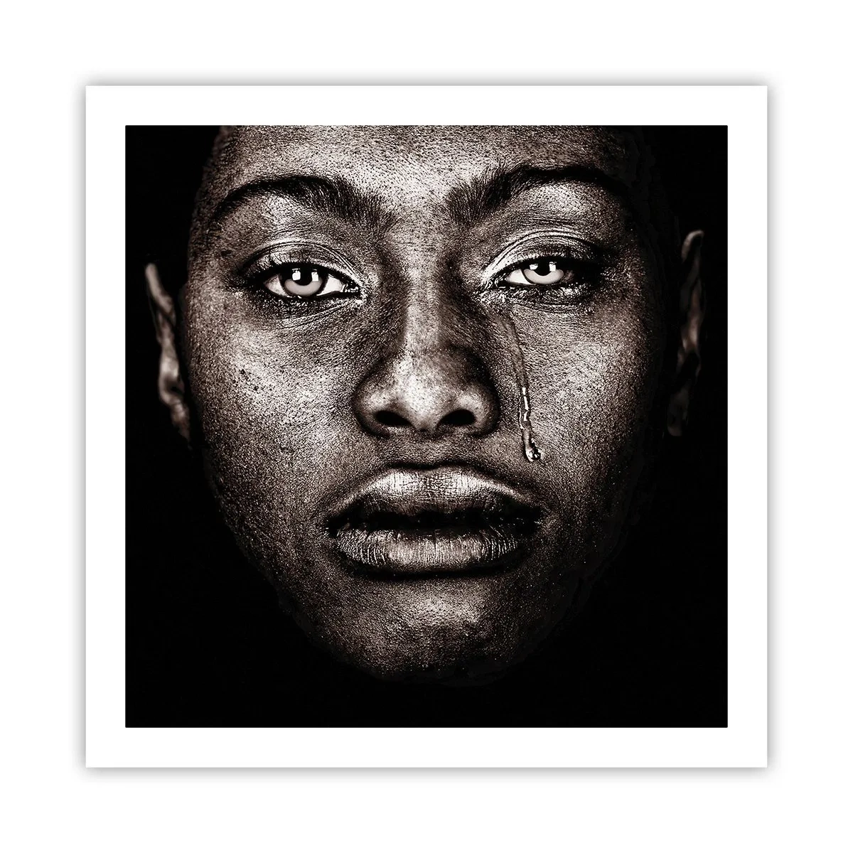 Poster - Un'unica lacrima - 60x60 cm