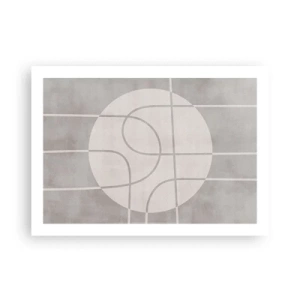 Poster - Tondo e dritto - 70x50 cm