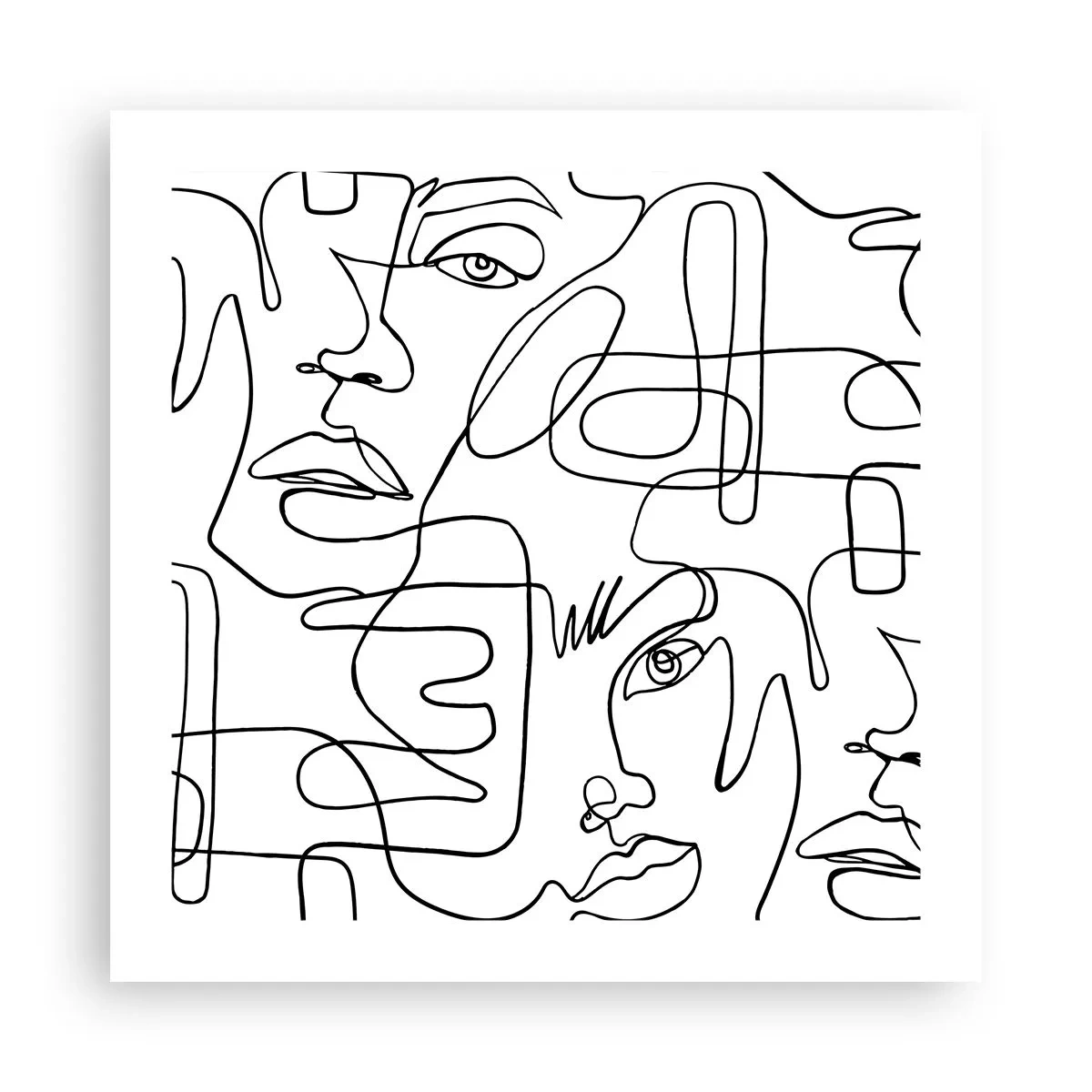 Poster - Emozioni intrecciate - 50x50 cm