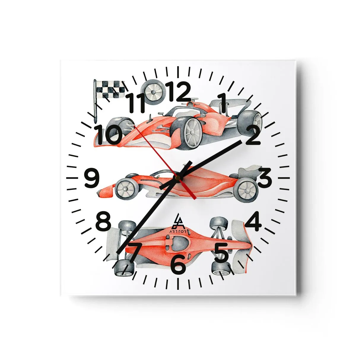 Orologio da parete - Orologio in Vetro - Inseguendo i sogni - 40x40 cm