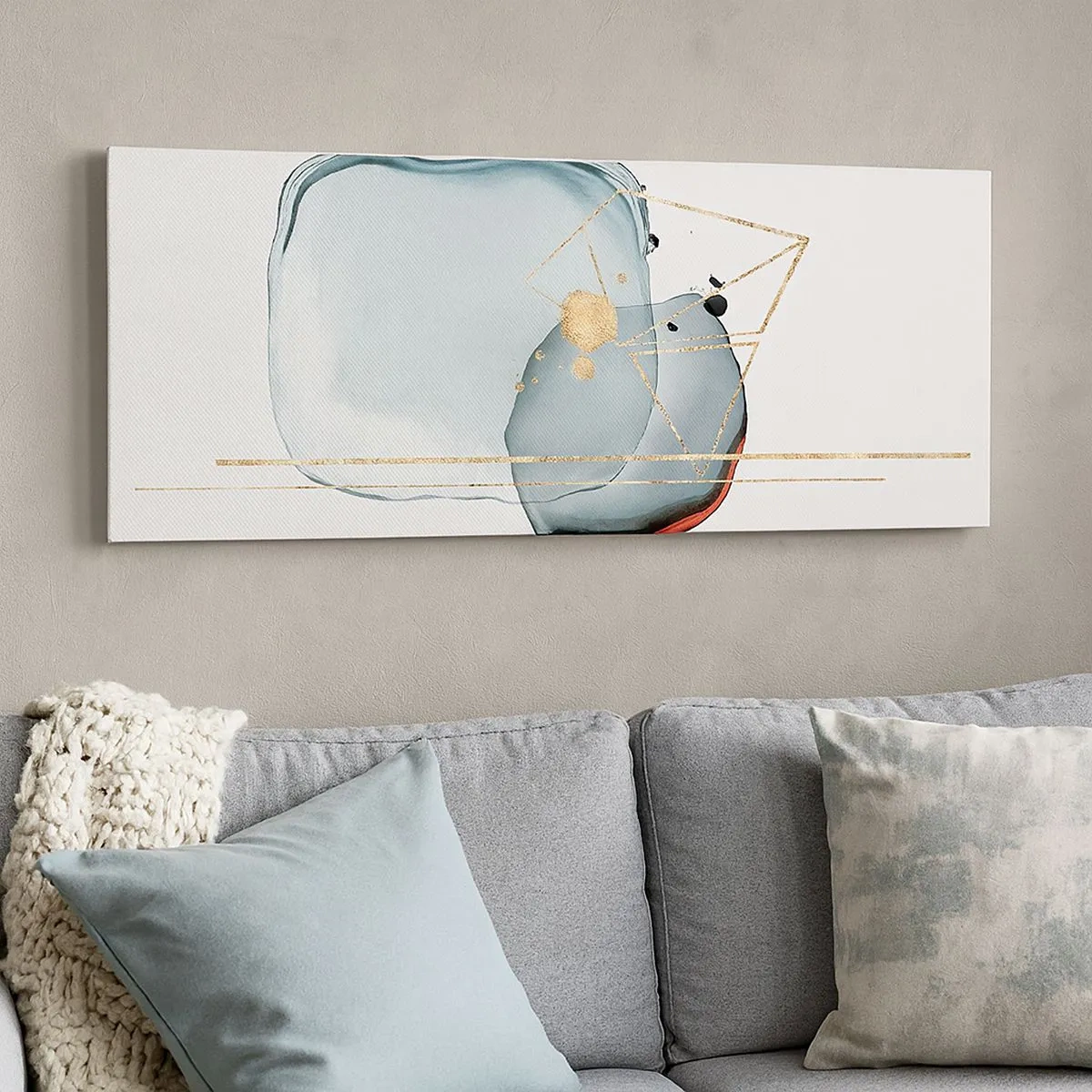 Quadro su tela - Stampe su Tela - Studio di goccia - 100x40 cm