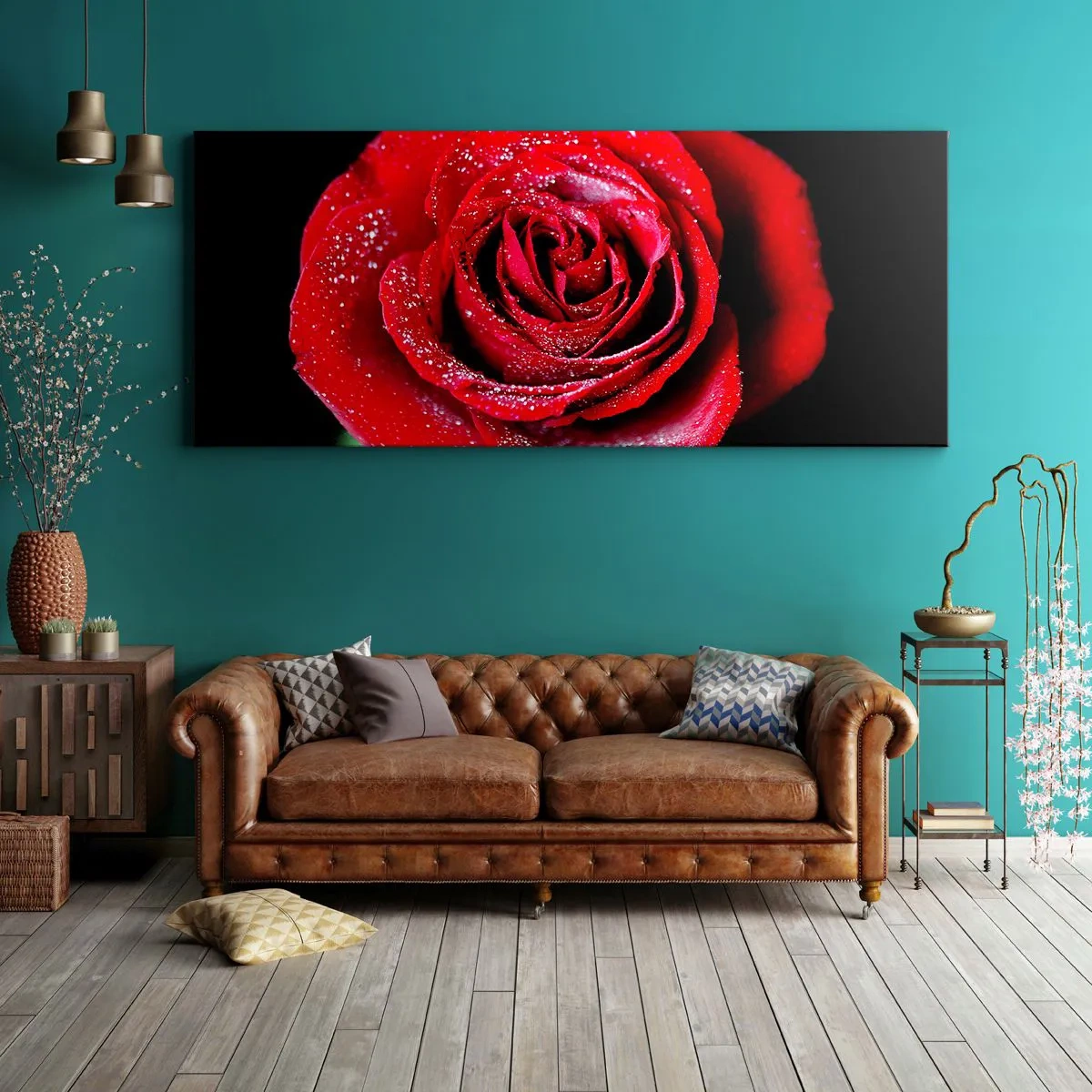 Quadro su tela - Stampe su Tela - Ecco l'amore - 90x30 cm
