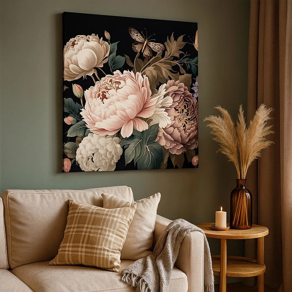 Quadro su tela - Stampe su Tela - In stile barocco - 30x30 cm