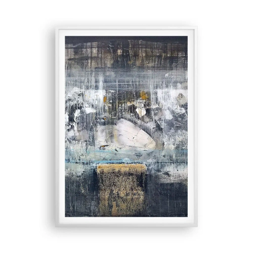 Poster in cornice bianca - Talvolta è facile, talvolta è difficile - 70x100 cm