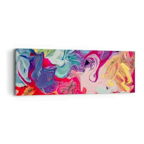 Quadro su tela - Stampe su Tela - La nascita dei colori - 90x30 cm