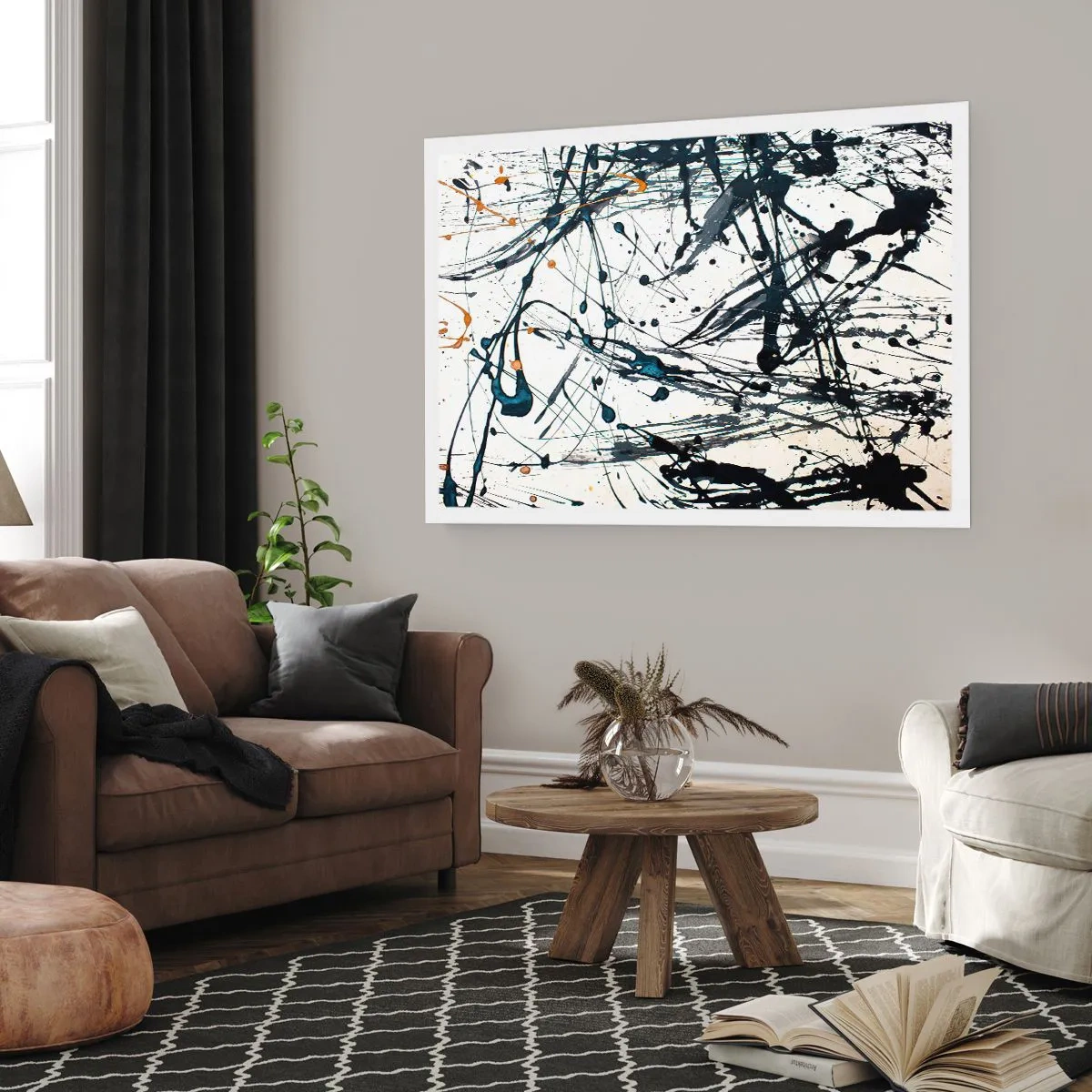 Poster - Astrazione espressionistica - 70x50 cm