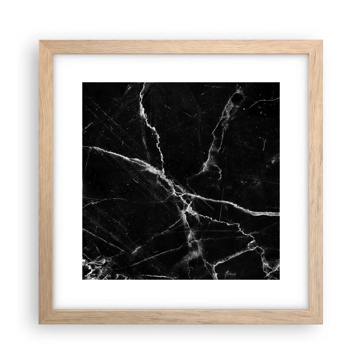 Poster in cornice rovere chiaro - La vita segreta delle pietre - 30x30 cm