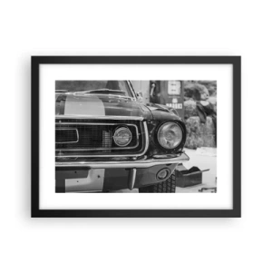 Poster in cornice nera - A rotta di collo - 40x30 cm