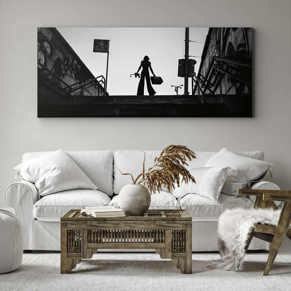 Quadro su tela - Stampe su Tela - Gita cittadina - 100x40 cm