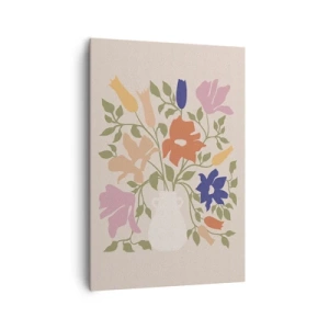 Quadro su tela - Stampe su Tela - Bouquet delicato - 70x100 cm