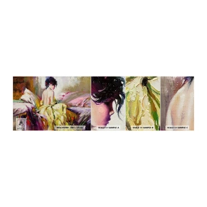 Campione Di Fotomurale Standard Eco - Tra la bocca e il bordo della coppa - Donna, Corpo, Pezzo - 100x30 cm