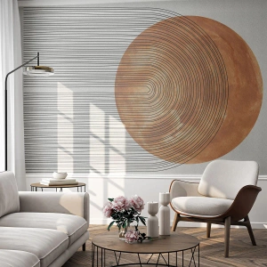 Fotomurali Premium Sand - Composizione solare - Boho, Sole, Minimalismo - 200x140 cm