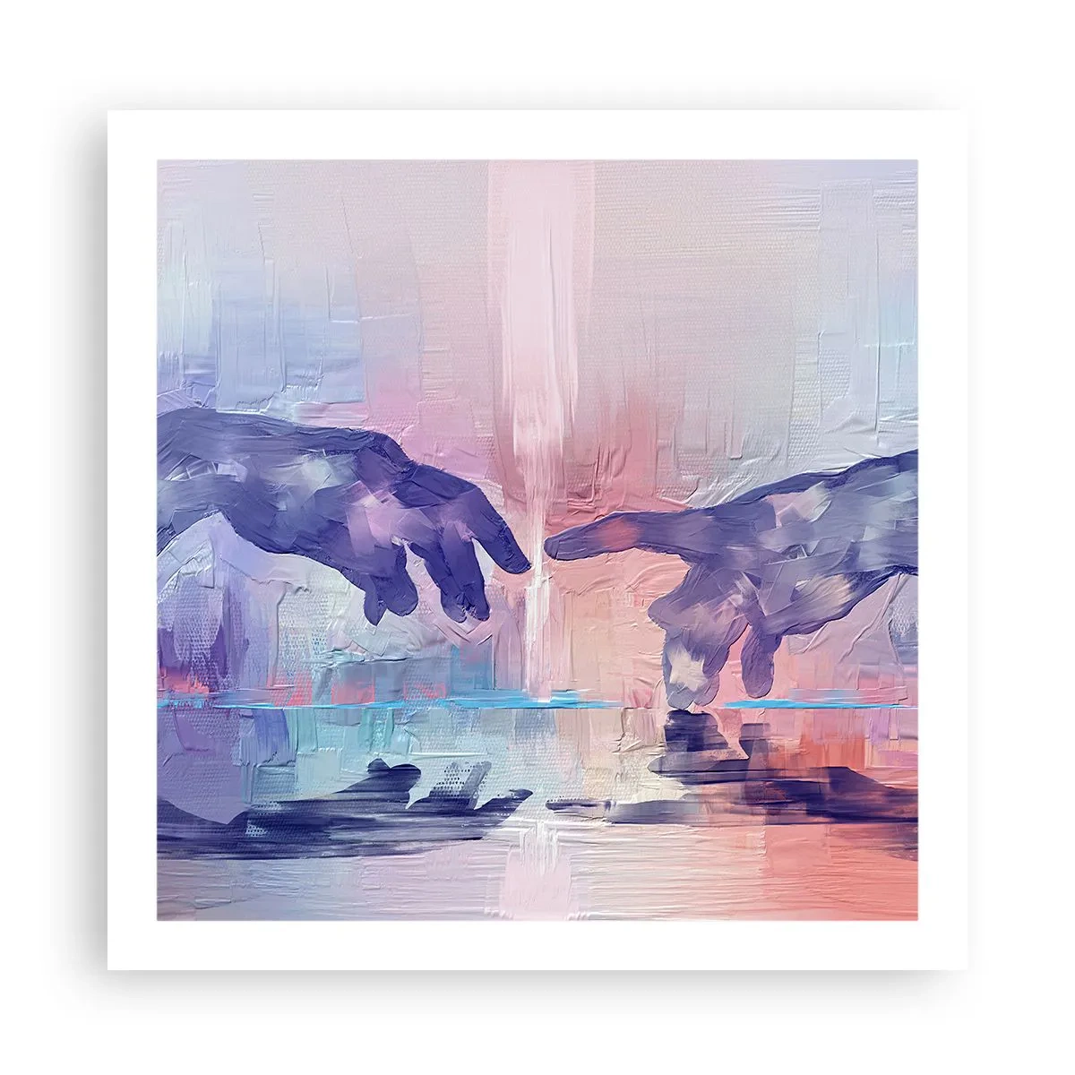 Poster - La scintilla divina della vita - 60x60 cm
