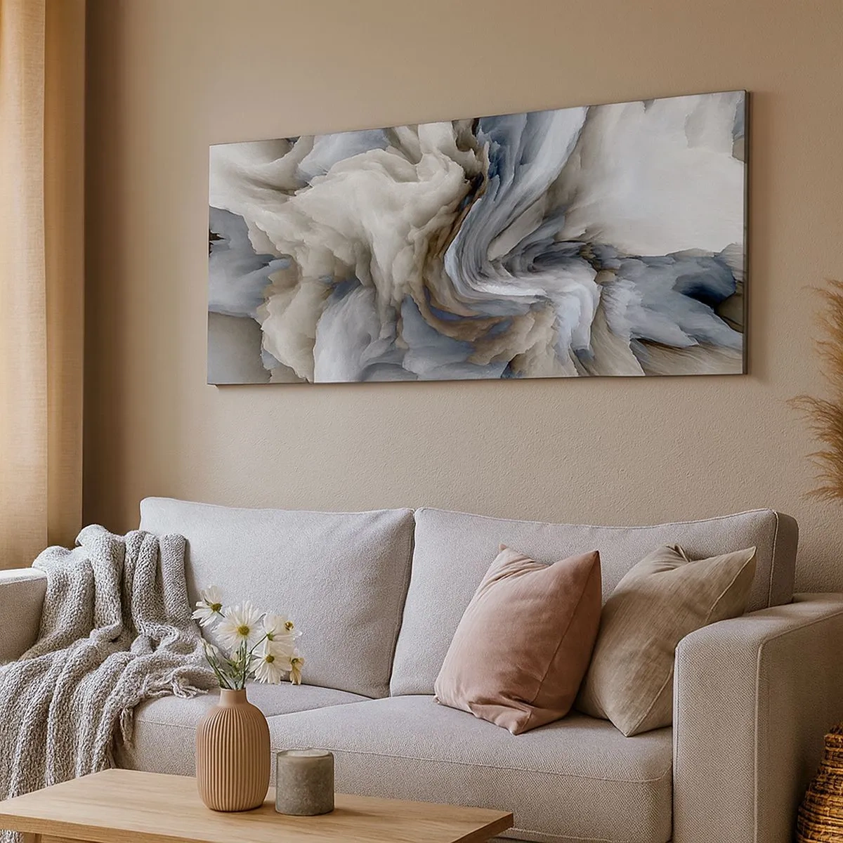 Quadro su tela - Stampe su Tela - Pietra in fiore - 100x40 cm