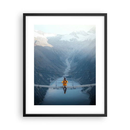 Poster in cornice nera - Colto in sospeso - 40x50 cm