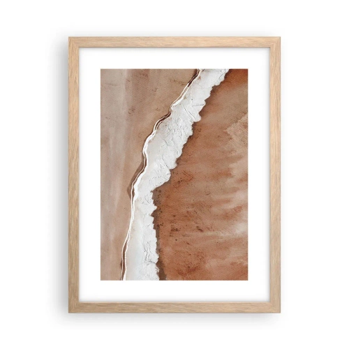 Poster in cornice rovere chiaro - Nei colori della terra - 30x40 cm