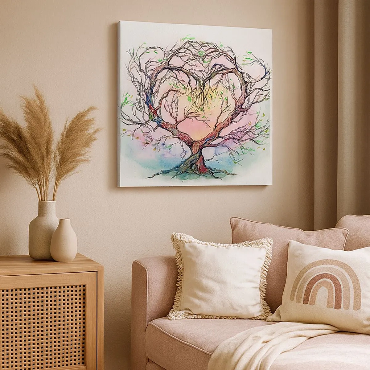 Quadro su tela - Stampe su Tela - Insieme contro le tempeste - 30x30 cm