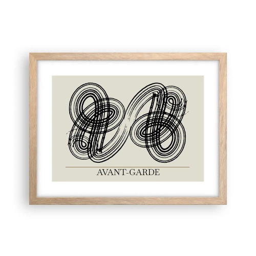 Poster in cornice rovere chiaro - In tutta spontaneità - 40x30 cm