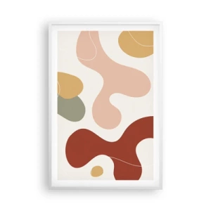 Poster in cornice bianca - Ghirigori - 61x91 cm