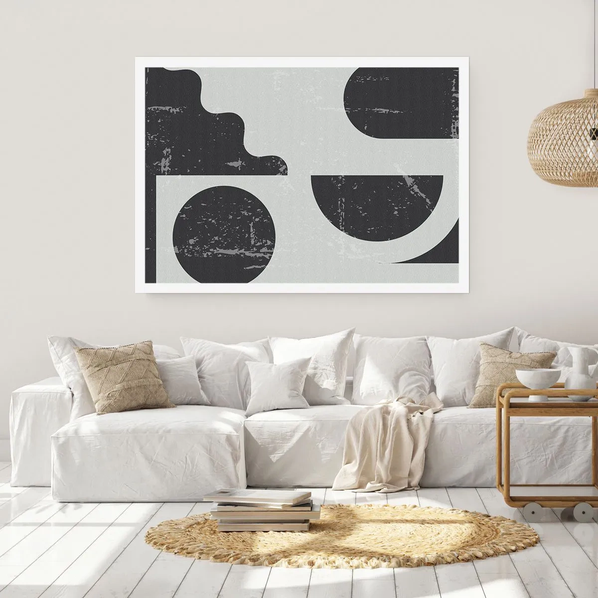 Poster - Composizione sopra e sotto - 70x50 cm