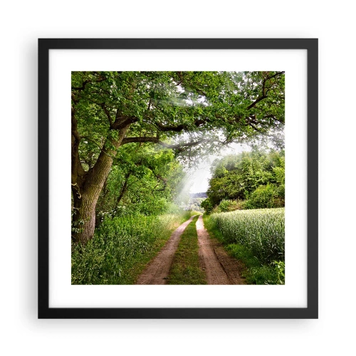 Poster in cornice nera - Et in Arcadia ego - 40x40 cm