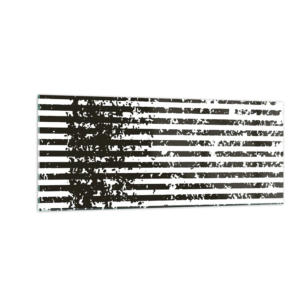 Quadro su vetro - Ritmo e rumore - 100x40 cm