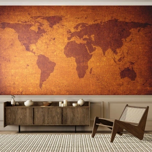 Fotomurali Autoadesivo Deluxe Sticker - Invito a viaggiare - Mappe del mondo, Continenti, Viaggi - 400x280 cm