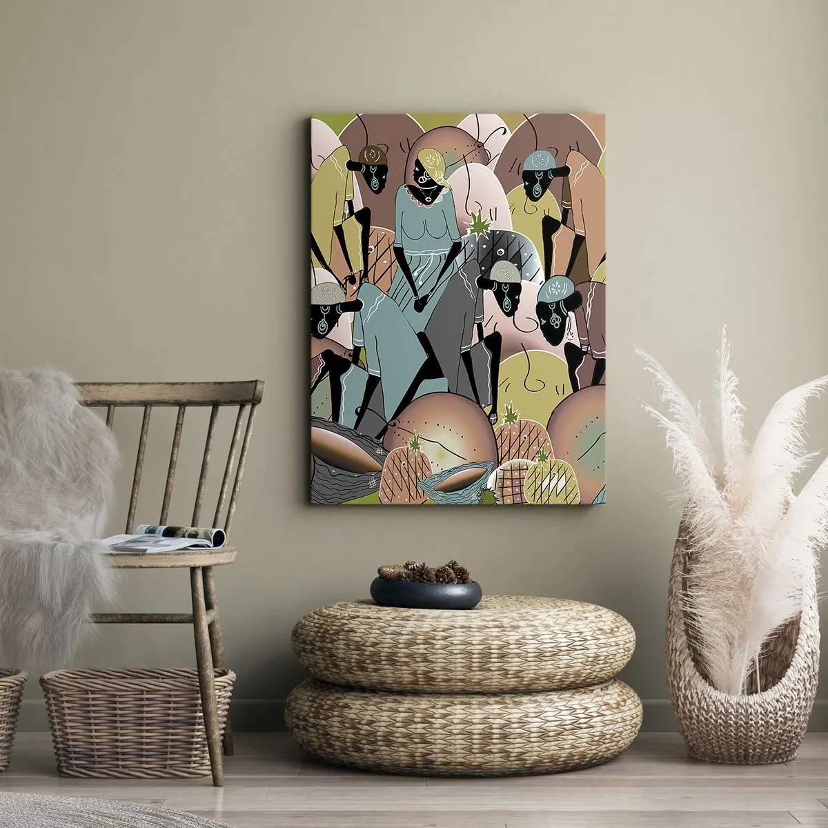 Quadro su tela - Stampe su Tela - Arriva la grande festa - 45x80 cm