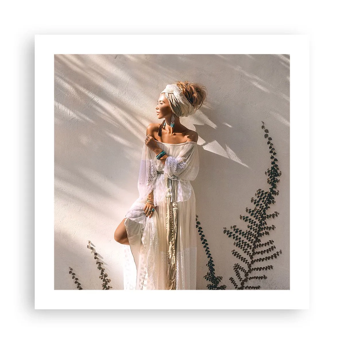Poster - Il sole e la ragazza - 50x50 cm