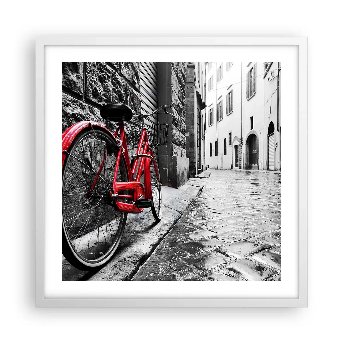 Poster in cornice bianca - La vera bellezza non invecchia - 50x50 cm