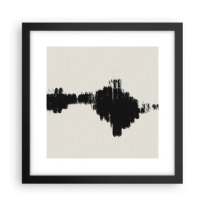 Poster in cornice nera - Le vibrazioni della fantasia - 30x30 cm