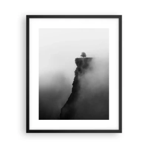 Poster in cornice nera - Al confine del mondo - 40x50 cm