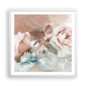 Poster in cornice bianca - Lo spirito del romanticismo - 60x60 cm